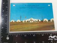1950s Montgomery, Alabama Postcard ST. FRANCIS HOTEL COURTS Motel Linen  picture