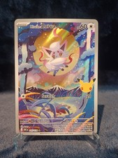 Hisuian Zorua 145/128 30th Anniversary Pokemon Card Pack Fresh Mint Condition picture