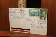 Vintage Postcard 1959 Berkeley Calif air Mail  picture