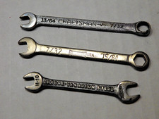 1950-60's VINTAGE CRAFTSMAN + BLACKHAWK-ARMSTRONG & OXWALL OPEN END WRENCHES picture