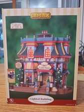 Lemax Lighted Building Caddington Village Claire's Card Shop 2008 in box picture