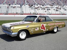Cars 1962 chevrolet impala nascar race racing Art Print Poster 11x17 picture