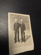1930s 40s US Navy Sailors RPPC Real Photo Postcard WWII Era EKC Military See pic picture