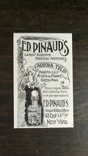 Vintage 1894 Ed Pinaud's Parisian Perfumes New York Original Ad 721 picture