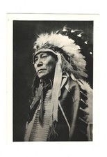 REAL PHOTO OF SIOUX INDIAN CHIEF HENRY HORN BEAR picture