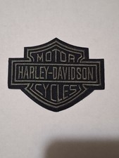 Embroidered Harley-Davidson Shield Iron On Patch picture