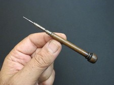 Small Vtg Jewelers/Watchmakers Workbench Broaching Antique Precision Tool picture