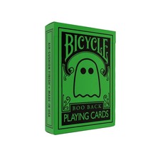Bicycle Boo (green) Halloween playing cards picture