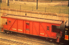 Illinois Central Railroad Caboose #8115 - Chicago, Illinois 35mm Photo Slide picture