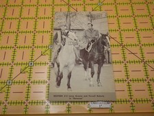 Vintage Bonanza Exhibit Arcade Card Lorne Greene Pernell Roberts TV Western picture