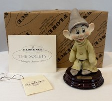 NIB Disney 1993 Florence Giuseppe Armani Figurine Dopey Dwarf #0200-C Snow White picture