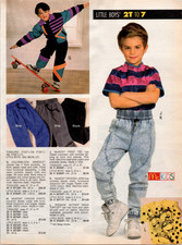 McKIDS OshKosh B'Gosh Vintage 1992 Catalog Page Little Boys' Fashion Print Ad picture