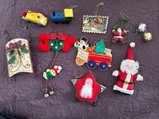 Lot of Vintage Christmas Tree Ornaments - Mint Condition Rare picture