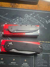 Kershaw Leek 1660RBW & Bel Air XL 6110 Pocketknives SS Manual Clip picture