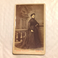 J. Henry Beale Taunton Sepia Studio Portrait CDV Photo of Woman Carte de Visite  picture