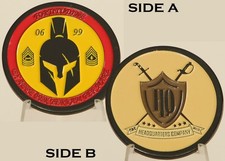Headquarters Company Spartan Fortitudine Challenge Coin  3#A picture