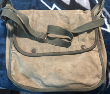 Vintage Kumfort School Bag Canvas  Byer Mfg Orono Maine USA Military picture