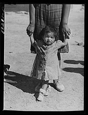 Photo:Lame Deer Montana Cheyenne Indian Child 1900s Holding Hands Portrait picture