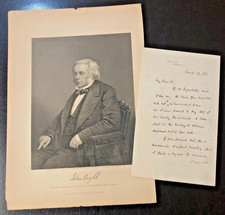 1883 John Bright Greatest Orator of his Generation Signed Letter British Radical picture