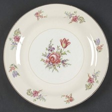 Household Institute Priscilla Cream and White  Luncheon Plate 227470 picture