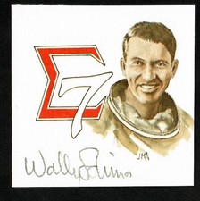 Wally Schirra Signed 3