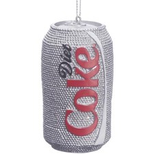Coca-Cola® Glittered Diet Coke Can Ornament by Kurt Adler picture