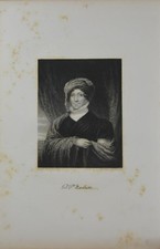 Early United States First Lady Dolly Madison Antique Original 1852 Engraving picture