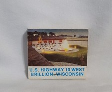 Vintage Michiels Brillion Inn Restaurant Wisconsin Matchbook Advertising Full picture