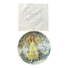 Little Bo Peep Collector Plate John McClelland Mother Goose Series 1983 Reco COA picture