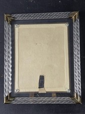 Murano Venini Italian Twisted Glass Picture Frame picture