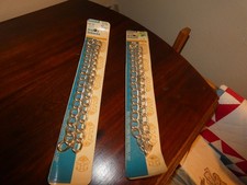 Newell Drapery Tiebacks Vintage Gold Metal Chains Original Packages USA picture