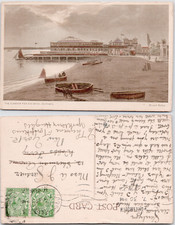 UK England Southsea 1910 Clarence Pier Beach Boats Buildings Postcard picture