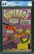Superboy 89 CGC 6.0 FN C-OW Pages 1st Mon-El Origin DC 1961 picture