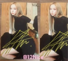 Aespa Autographs Hand Signed Autographed WINTER Photo Fans Gift 4*6 #12Nice picture