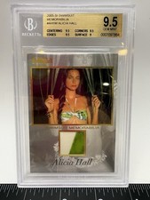 Alicia Hall Memorabilia 2005 Sports Illustrated Swimsuit Card BGS 9.5 Stellar picture