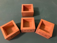 Small Japanese Sake Boxes (3 1/2 x 3 1/2 x 2 Inches) picture