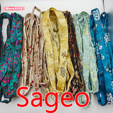 400cm Nishijin‑Ori Silk Brocade Sageo,Woven Gold Foil PlumBlossom Cord for Saya  picture