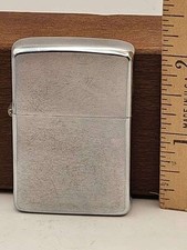Zippo Lighter 1968 Brushed Chrome Finish Barely Carried then stored. picture