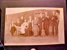 1890s Original Photograph From Pennsylvania? Country Band The McQuarter Family picture