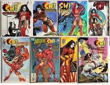 SHI COMIC LOT 8 Books Cool 90s Art by Tucci and JG Jones Crusade Comics picture