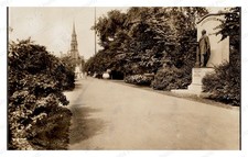 Boston Massachusetts circa 1890s Public Garden Mall Standard Postcard picture