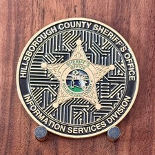 Hillsborough County Sheriff IT Division Challenge Coin  1#45 picture
