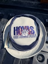 L/XL Vintage 1984 GEORGETOWN HOYAS Signatures BUCKET Hat COLLEGE BASKETBALL NCAA picture