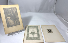 Charles Dickens Prints 1908 Martin Chuzzlewit Antique Illustrations 1912 Stamp picture