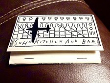 The SoHo Kitchen & Bar, New York City, Full Unstruck Matchbook picture