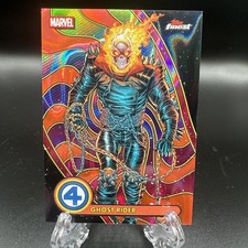2026 Topps Chrome Fantastic Four Ghost Rider Red /5 picture