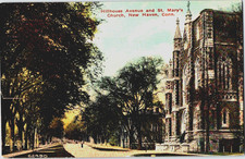 Vintage Postcard, St. Mary's Church, Hillhouse Ave., New Haven, Connecticut picture