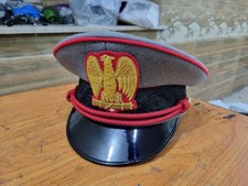 WW2 Italian Duce of Fascism Fascist Military General Officers Visor Cap Repro picture