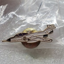 USAF F-104 Starfighter Jet Lapel Pin Enamel Military Air Force Collectible New picture