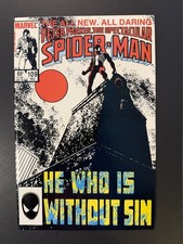 The Spectacular Spider-Man #109 1985 Daredevil App Peter David VF/NM 9.0 picture